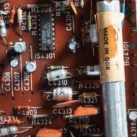 Recording of a historical circuit board 